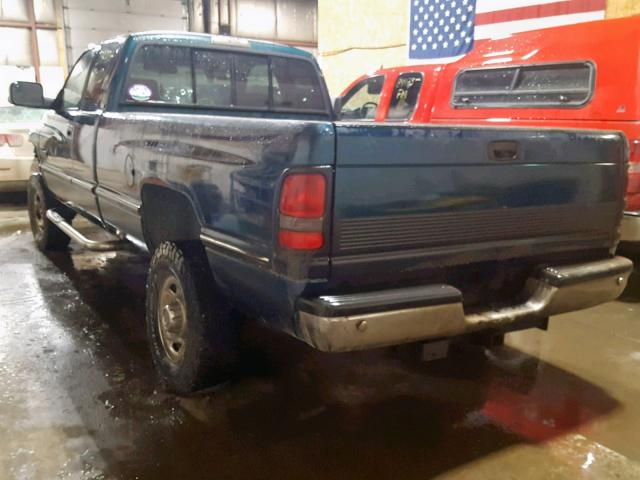 3B7KF23D3VM519324 - 1997 DODGE RAM 2500 GREEN photo 3