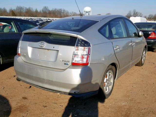 JTDKB20U653048139 - 2005 TOYOTA PRIUS SILVER photo 4