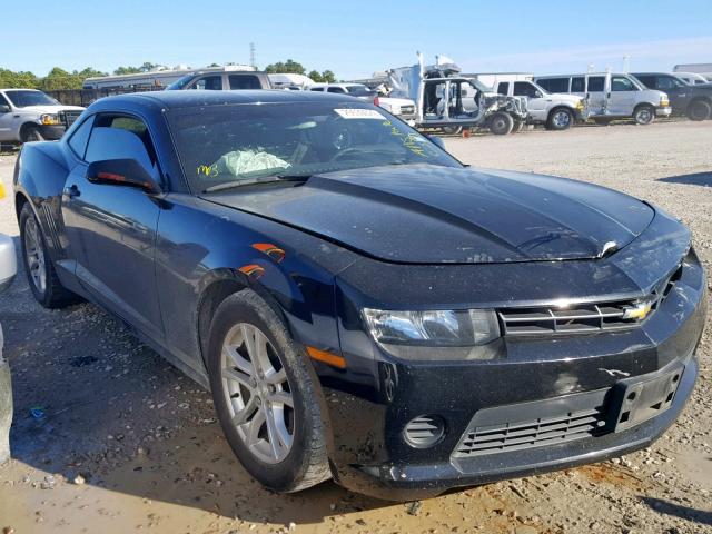 2G1FB1E37F9308254 - 2015 CHEVROLET CAMARO LS BLACK photo 1