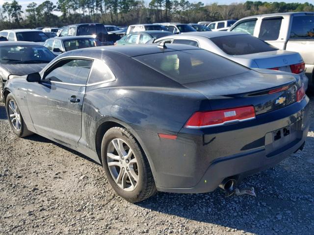 2G1FB1E37F9308254 - 2015 CHEVROLET CAMARO LS BLACK photo 3