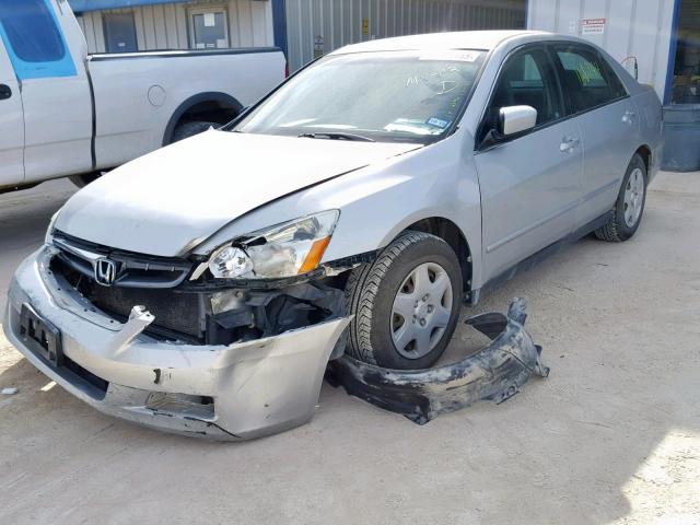 3HGCM56417G706913 - 2007 HONDA ACCORD LX SILVER photo 2