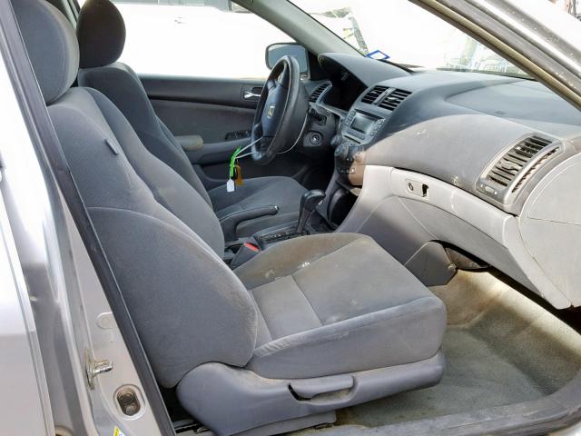 3HGCM56417G706913 - 2007 HONDA ACCORD LX SILVER photo 5