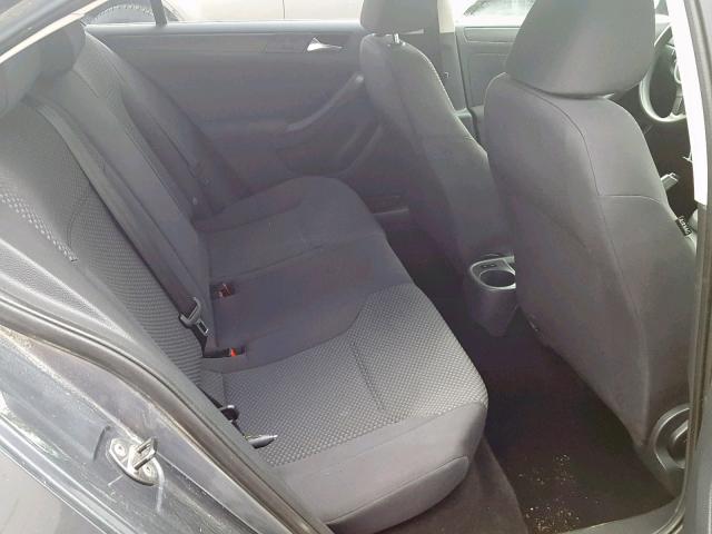 3VW1K7AJ0BM376760 - 2011 VOLKSWAGEN JETTA BASE Գրաֆիտ լուսանկար 6
