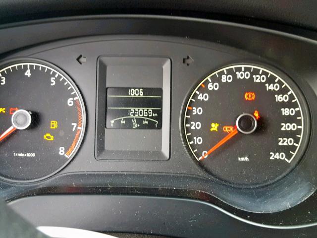 3VW1K7AJ0BM376760 - 2011 VOLKSWAGEN JETTA BASE Գրաֆիտ լուսանկար 8