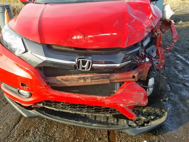 3CZRU6H5XGM765961 - 2016 HONDA HR-V EX RED photo 9