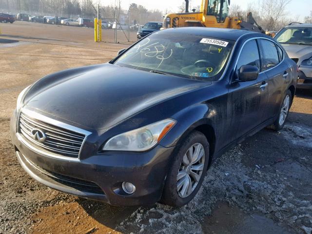 JN1BY1AR3BM373245 - 2011 INFINITI M37 X BLACK photo 2