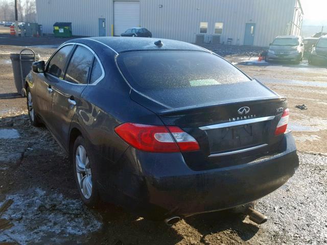 JN1BY1AR3BM373245 - 2011 INFINITI M37 X BLACK photo 3