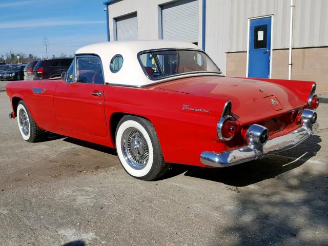 P5FH113460 - 1955 FORD T-BIRD RED photo 3