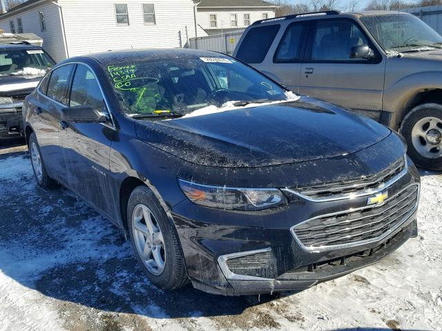 1G1ZB5ST8JF100683 - 2018 CHEVROLET MALIBU LS BLACK photo 1