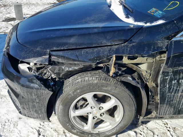 1G1ZB5ST8JF100683 - 2018 CHEVROLET MALIBU LS BLACK photo 9