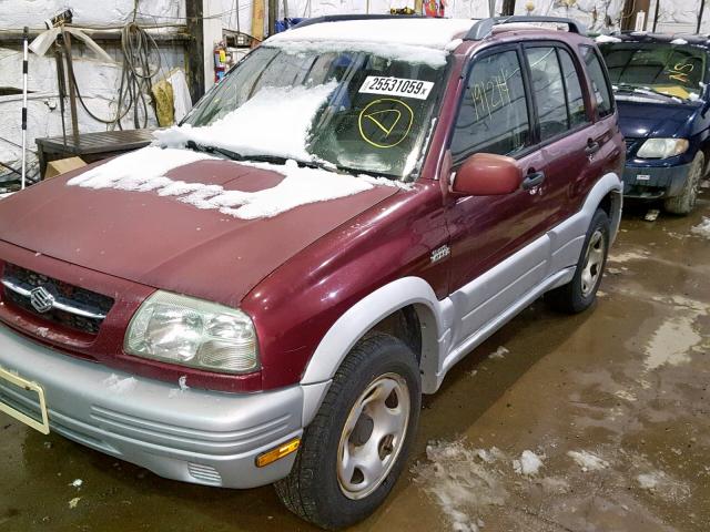 JS3TD62V5X4124721 - 1999 SUZUKI GRAND VITA MAROON photo 2