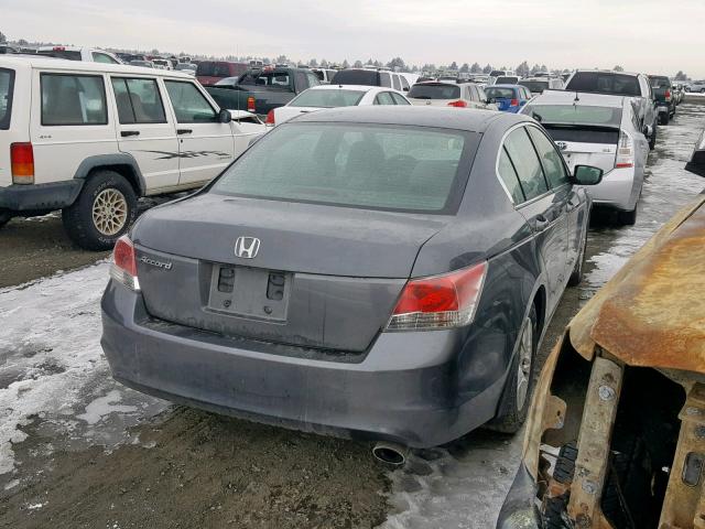 1HGCP26408A000876 - 2008 HONDA ACCORD LXP GRAY photo 4