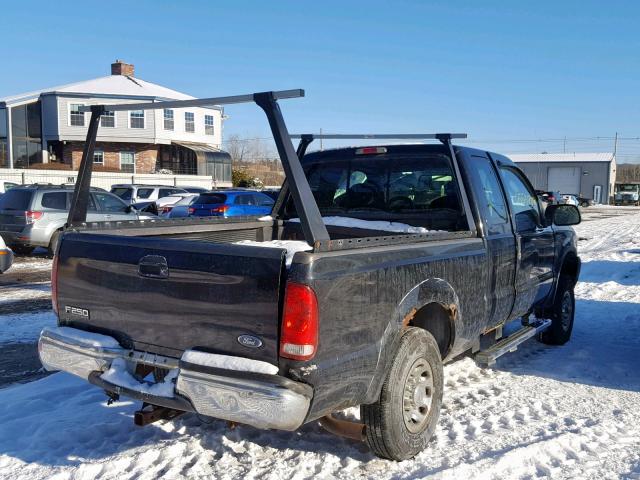 1FTNX21L34EA46923 - 2004 FORD F250 SUPER BLACK photo 4