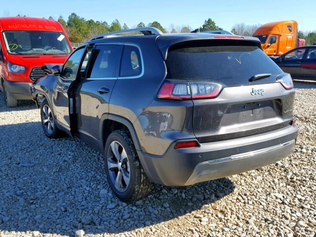 1C4PJLDB1KD170128 - 2019 JEEP CHEROKEE L GRAY photo 3