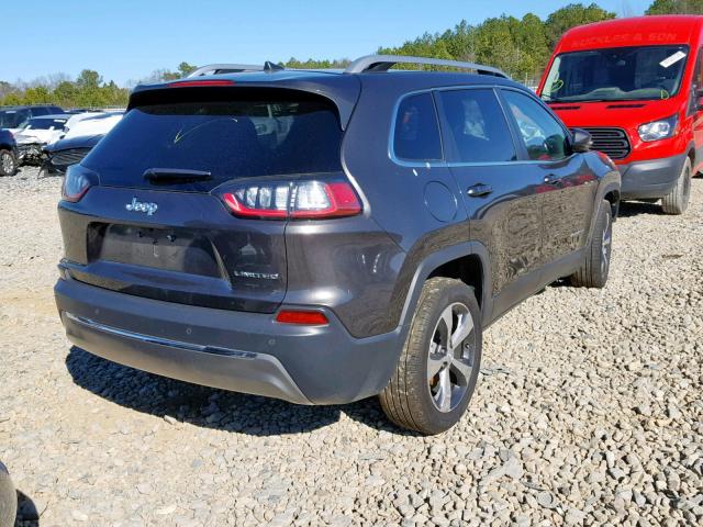 1C4PJLDB1KD170128 - 2019 JEEP CHEROKEE L GRAY photo 4