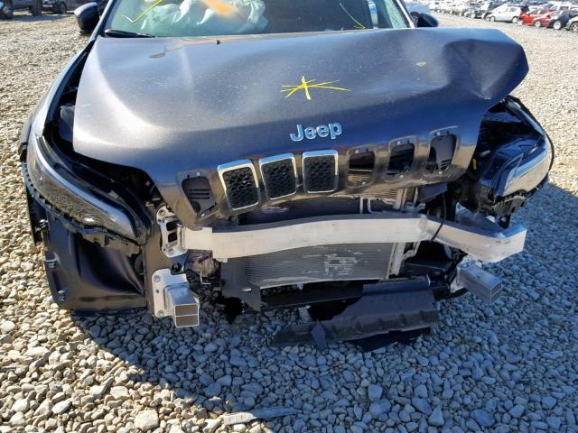 1C4PJLDB1KD170128 - 2019 JEEP CHEROKEE L GRAY photo 9