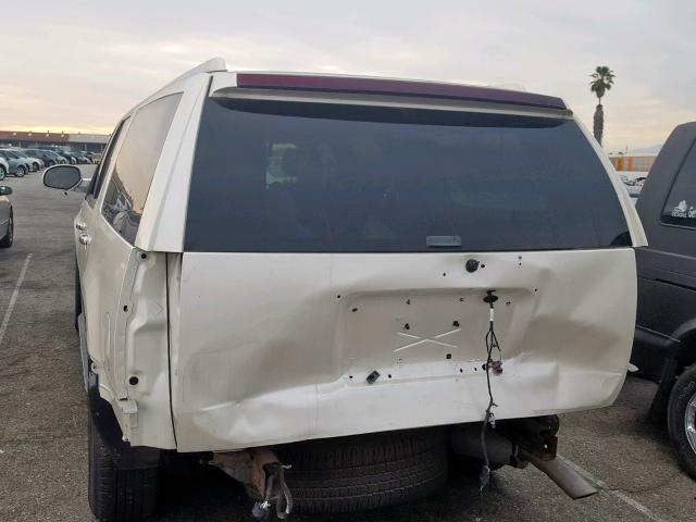 1GYFK66857R262732 - 2007 CADILLAC ESCALADE E WHITE photo 9