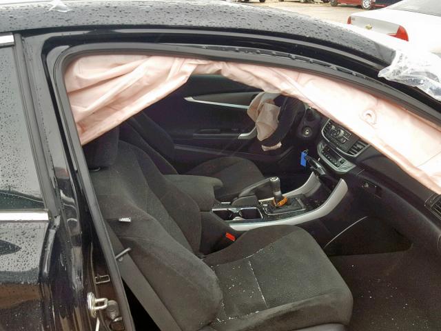 1HGCT1A36DA005563 - 2013 HONDA ACCORD LX- BLACK photo 5