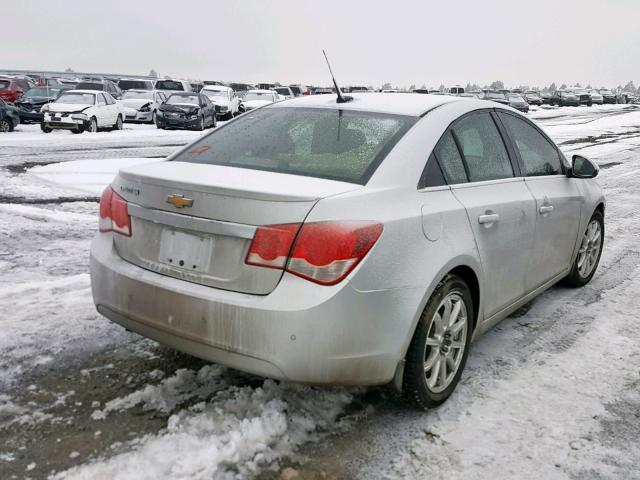 1G1PK5SC7C7176514 - 2012 CHEVROLET CRUZE ECO SILVER photo 4