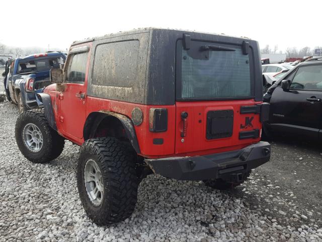 1J4AA2D13AL150808 - 2010 JEEP WRANGLER S RED photo 3