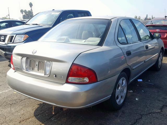 3N1CB51D63L776052 - 2003 NISSAN SENTRA XE GRAY photo 4