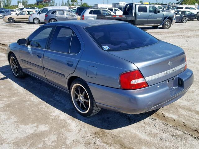 1N4DL01D9YC147881 - 2000 NISSAN ALTIMA XE BLUE photo 3