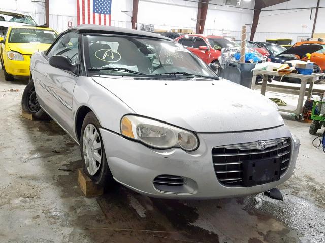 1C3EL45X16N169406 - 2006 CHRYSLER SEBRING SILVER photo 1