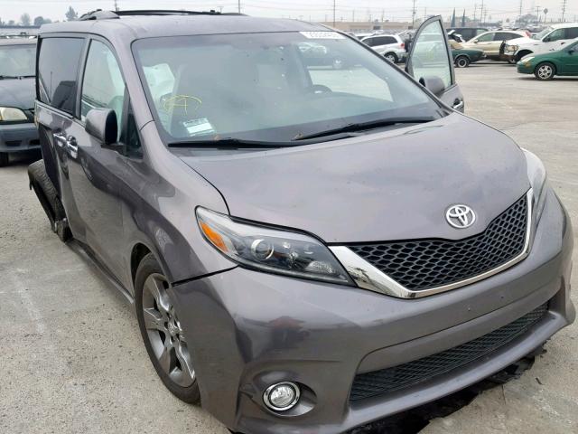 5TDXK3DC5FS684483 - 2015 TOYOTA SIENNA SPO CHARCOAL photo 1