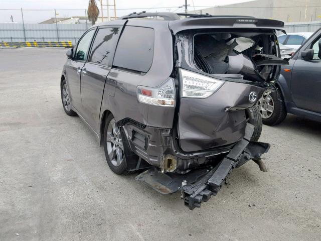 5TDXK3DC5FS684483 - 2015 TOYOTA SIENNA SPO CHARCOAL photo 3