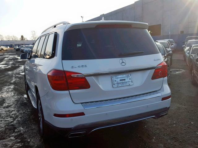 4JGDF7CE3DA250795 - 2013 MERCEDES-BENZ GL 450 4MA WHITE photo 3