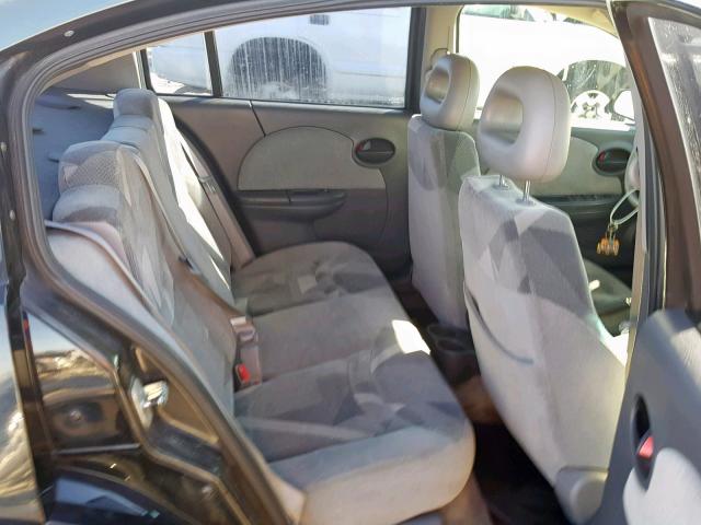 1G8AL52FX3Z142280 - 2003 SATURN ION LEVEL BLACK photo 6