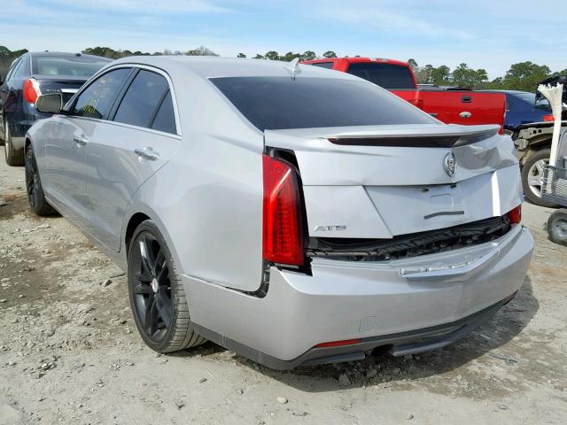 1G6AA5RA8D0140204 - 2013 CADILLAC ATS SILVER photo 3