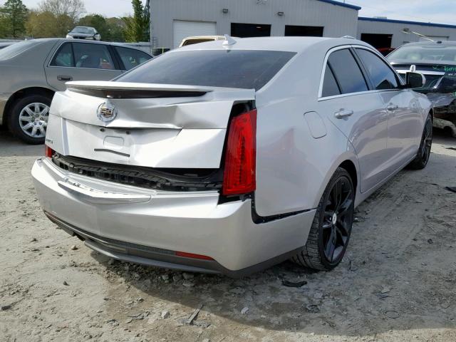 1G6AA5RA8D0140204 - 2013 CADILLAC ATS SILVER photo 4