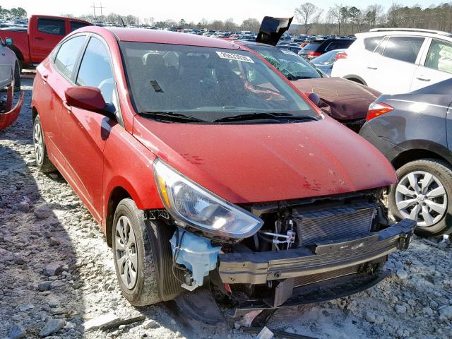 KMHCT4AE9GU138835 - 2016 HYUNDAI ACCENT SE RED photo 1