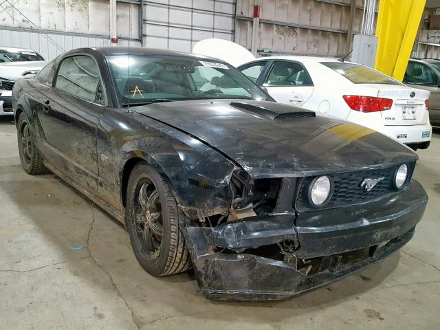 1ZVHT82H785138609 - 2008 FORD MUSTANG GT BLACK photo 1
