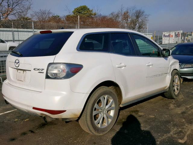 JM3ER4WL6A0321473 - 2010 MAZDA CX-7 WHITE photo 4