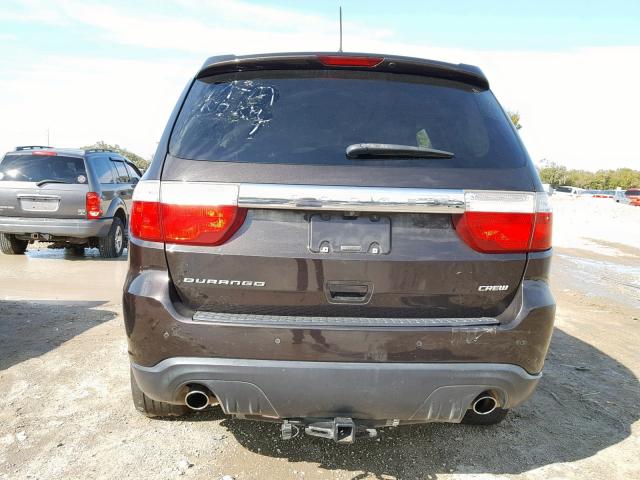 1C4SDHDT4DC508718 - 2013 DODGE DURANGO CR BROWN photo 10