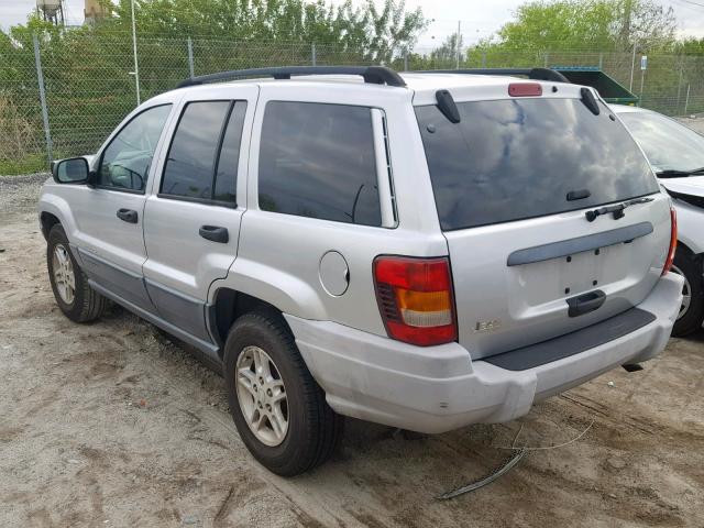 1J4GX48S42C262560 - 2002 JEEP GRAND CHER SILVER photo 3