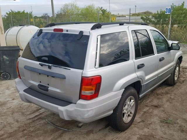 1J4GX48S42C262560 - 2002 JEEP GRAND CHER SILVER photo 4