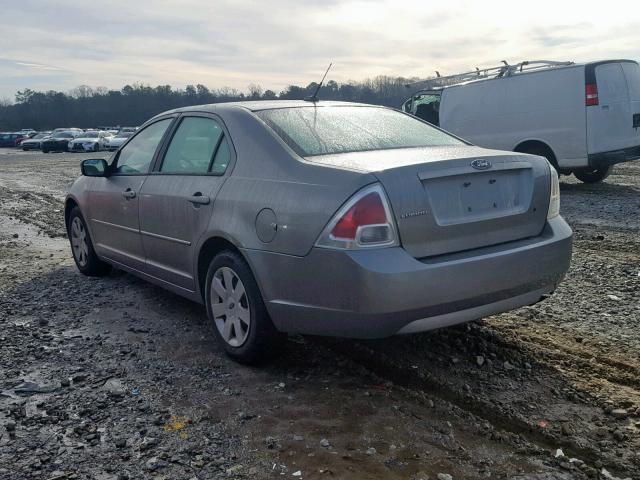 3FAHP06Z68R179361 - 2008 FORD FUSION S GRAY photo 3