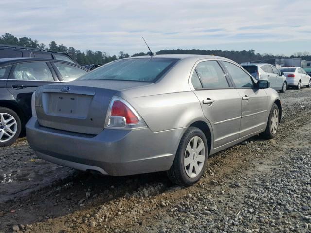 3FAHP06Z68R179361 - 2008 FORD FUSION S GRAY photo 4