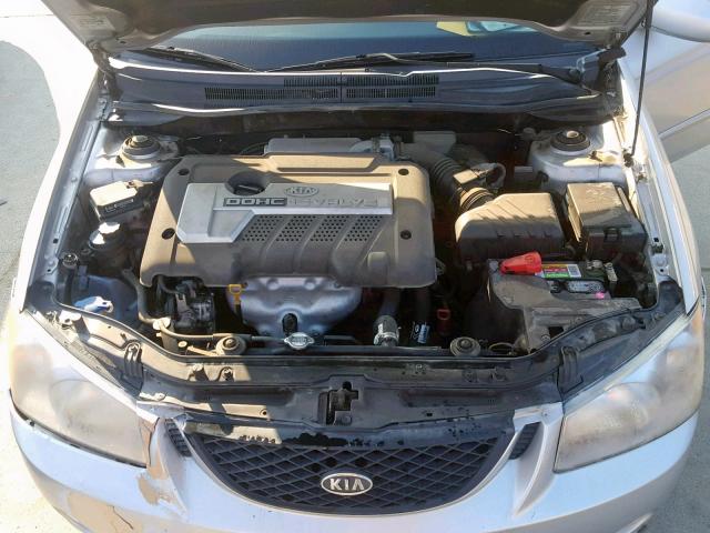 KNAFE162265247846 - 2006 KIA SPECTRA5 SILVER photo 7