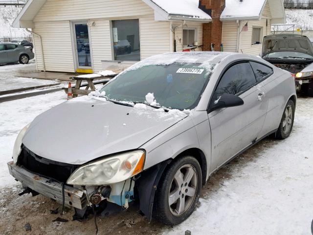 1G2ZH158464212538 - 2006 PONTIAC G6 GT SILVER photo 2