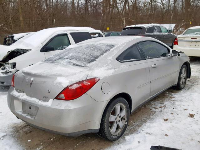 1G2ZH158464212538 - 2006 PONTIAC G6 GT SILVER photo 4