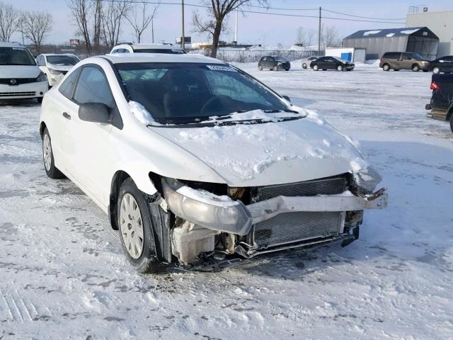 2HGFG1A22AH000866 - 2010 HONDA CIVIC DX WHITE photo 1