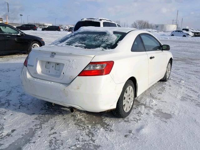 2HGFG1A22AH000866 - 2010 HONDA CIVIC DX WHITE photo 4