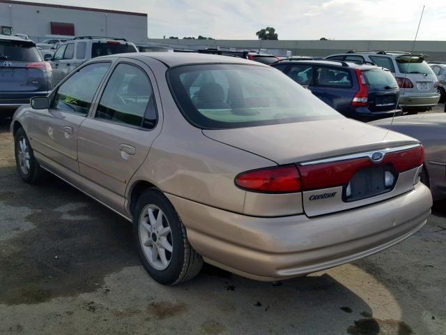 1FAFP6633XK152997 - 1999 FORD CONTOUR SE BEIGE photo 3