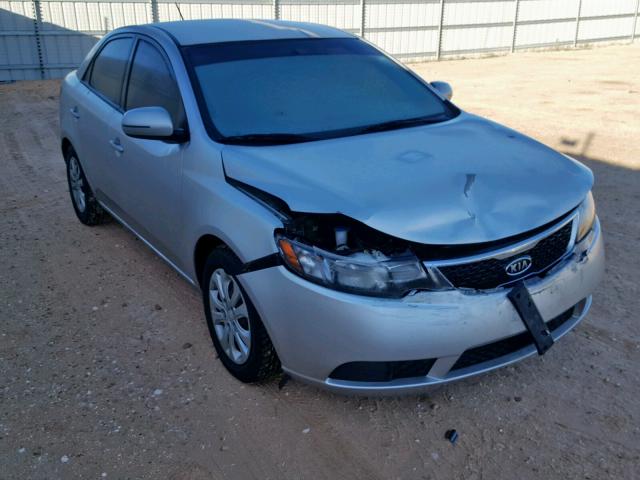 KNAFU4A27D5737935 - 2013 KIA FORTE EX SILVER photo 1