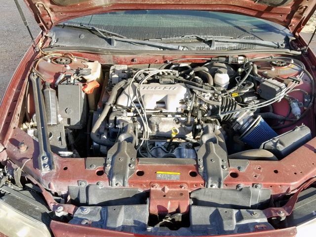 1G2WK52J62F279689 - 2002 PONTIAC GRAND PRIX 勃艮第红 照片 7