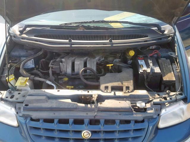 2C4GJ44R3YR693210 - 2000 CHRYSLER GRAND VOYA BLUE photo 7